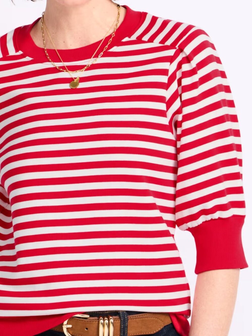 Lexley Puff Sleeve Knit Top